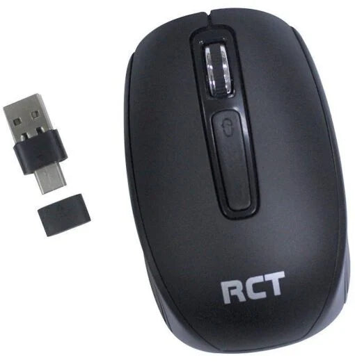 RCT X850 2.4GHz Wireless optical Mouse with Type-C & Type-A adaptor